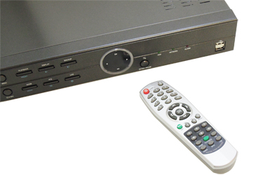 DVR-6104 赤外線リモコン操作に対応