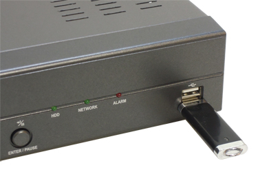 DVR-6104 USBフラッシュメモリーへのバックアップに対応