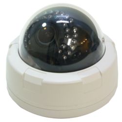 KCC-D2811IR 赤外線投光器内蔵バリフォーカルドーム型監視カメラ
