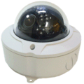 YK-D158DWIR 赤外線搭載超高感度バンダルプルーフドーム型監視カメラ