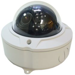 YK-D158DWIR 赤外線搭載超高感度バンダルプルーフドーム型監視カメラ