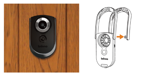 SHC1000 brinno 玄関ドア防犯カメラ 【留守番カメラ ルスカII】モーションセンサー　ドア前に設置