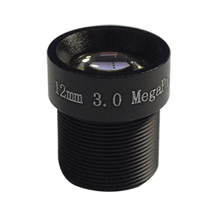 3メガピクセル対応f12mm望遠ミニレンズ M12-3MP12
