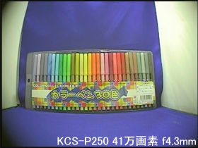 KCS-P250 カメラから約40cm離れた被写体を撮影