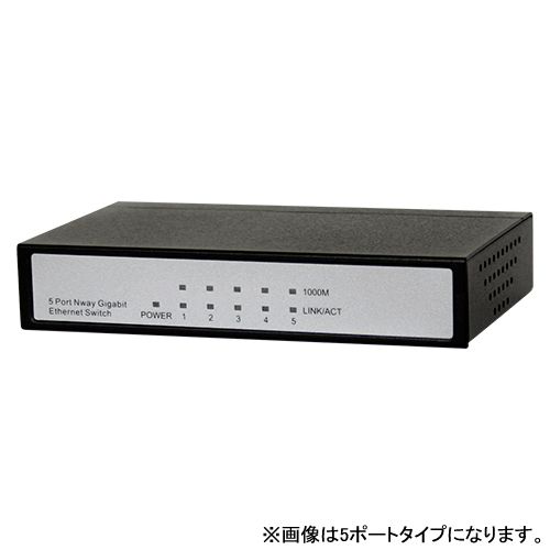NSIE2008G ギガビット対応スイッチングハブ(8ポート)