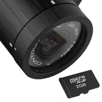 Contour ROAM microSDカードスロット