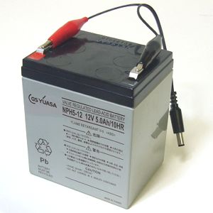 ユアサ製小型シール鉛蓄電池 端子イメージ