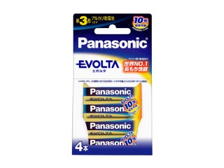 Panasonic エボルタ単3形4本パック LR6EJ/4B