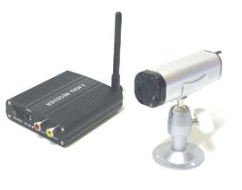 YK-2501 2.4GHzワイヤレス赤外線付小型CMOSカメラ