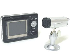 YK-850 2.4GHz受信機内蔵ポータブルレコーダー&小型無線赤外線付カメラセット