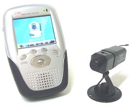 YK-860 2.4GHz受信機内蔵ポータブルレコーダー&小型無線カメラセット