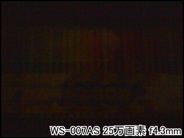 WS-007AS カメラから約40cm離れた被写体を低照度撮影