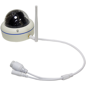 フルHD屋外設置対応バンダルドーム型ワイヤレスカメラ【YKS-IPE2013C】カメラ背面