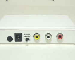AV-2500 電源スイッチ・入出力端子