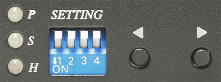 CV-H2213P セッティングスイッチ
