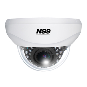 NSC-AHD932VPUM-4M ワンケーブル4MP AHD屋内用赤外線搭載電動VFレンズ内蔵ドーム型防犯カメラ