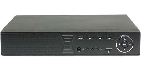 YKS-XVR5104MP 5MP（2560×1920）高解像度対応監視用デジタルレコーダー 本体前面
