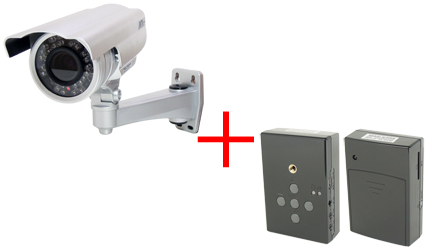 MTW-SD02IR 高性能屋外用監視カメラとSDカード録画装置が一体化