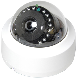 YKS-SD720DMIR 720p録画対応赤外線搭載マイク内蔵自動録画ドーム型防犯カメラ