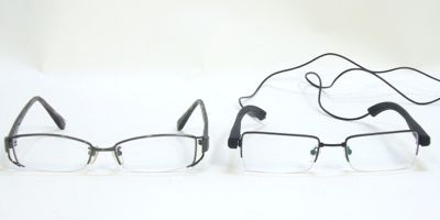 SVR-30GL / SVR-30GLS 本物のメガネとの比較画像 正面