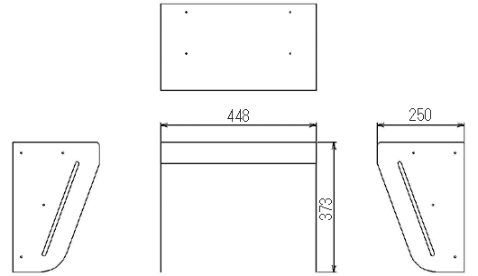 NM-CAF170　外形寸法図