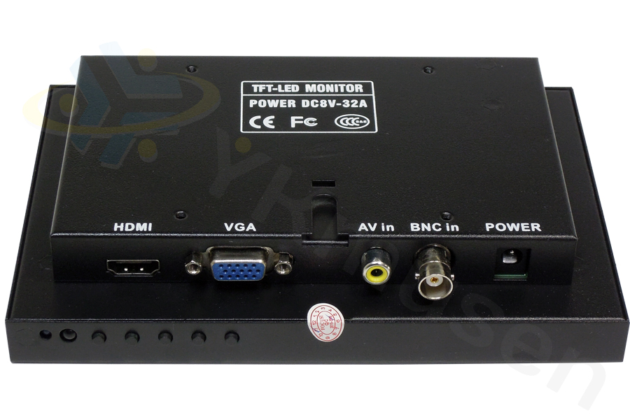 TFT-ME700IPS HDMI入力対応メタル筐体採用7インチIPS方式高解像度液晶モニター | 監視用モニター | ワイケー無線