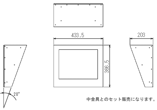 WALLCAB-173OD　外形寸法図