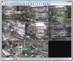 NDVR-5004 USBバックアップ再生画面