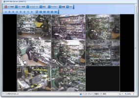 NDVR-5004 インターネットエクスプローラー上での監視が可能
