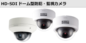 HD-CCTV/HD-SDIドーム型防犯・監視カメラ