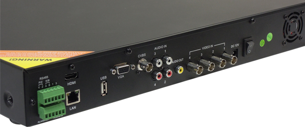 HDVR-J2704 端子部分