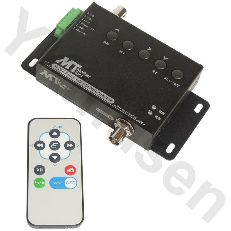 MT-SDR1012 フルハイビジョンHD-SDI防犯カメラ専用SDカードレコーダー HD-CCTV/HD-SDI監視用デジタルレコーダー  ワイケー無線