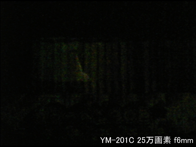 YM-201C 約40cm離れた被写体を暗視撮影