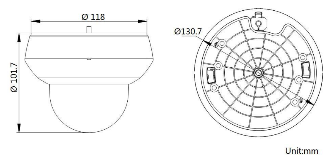 DS-2DE2A204IW-DE3 外形寸法図
