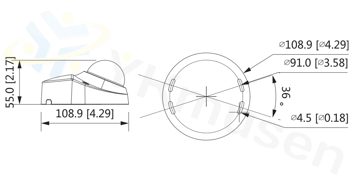 IPC-HDBW2231FN-AS-S2 外形寸法図