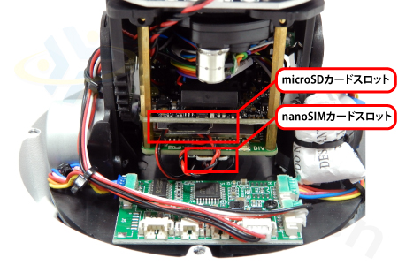YKS-SIM500PTZDM microSDカードスロット