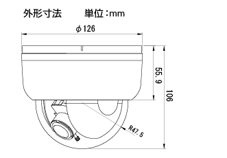 VN-T216 寸法図