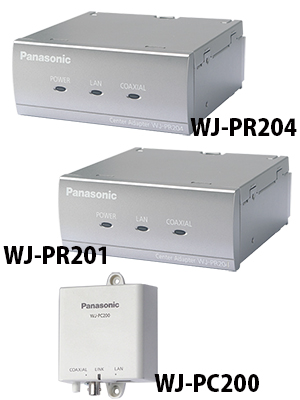 WJ-PR204/WJ-PR201/WJ-PC200 i-PRO SmartHD PoE給電機能付 同軸-LANコンバーター