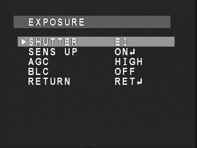 WAT-910HX/RC ホワイトバランス設定画面