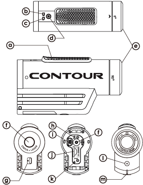Contour ROAM2 各部名称