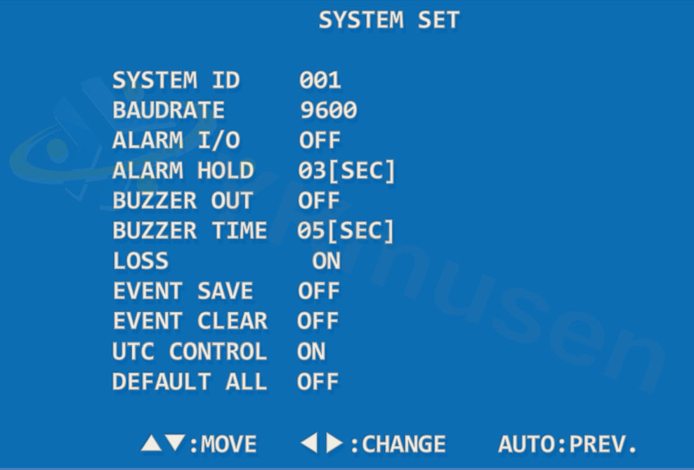 SC-04MHD システム設定画面