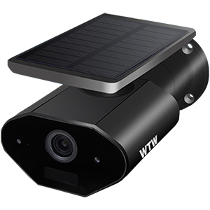 WTW-IPWS1103HB ソーラー充電・SDカード録画対応Wi-FiワイヤレスフルHD業務用防犯カメラ