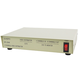 SP-2048 4入力8出力映像分配器