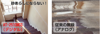 AT-2510MCS 砂あらしノイズが発生しない!